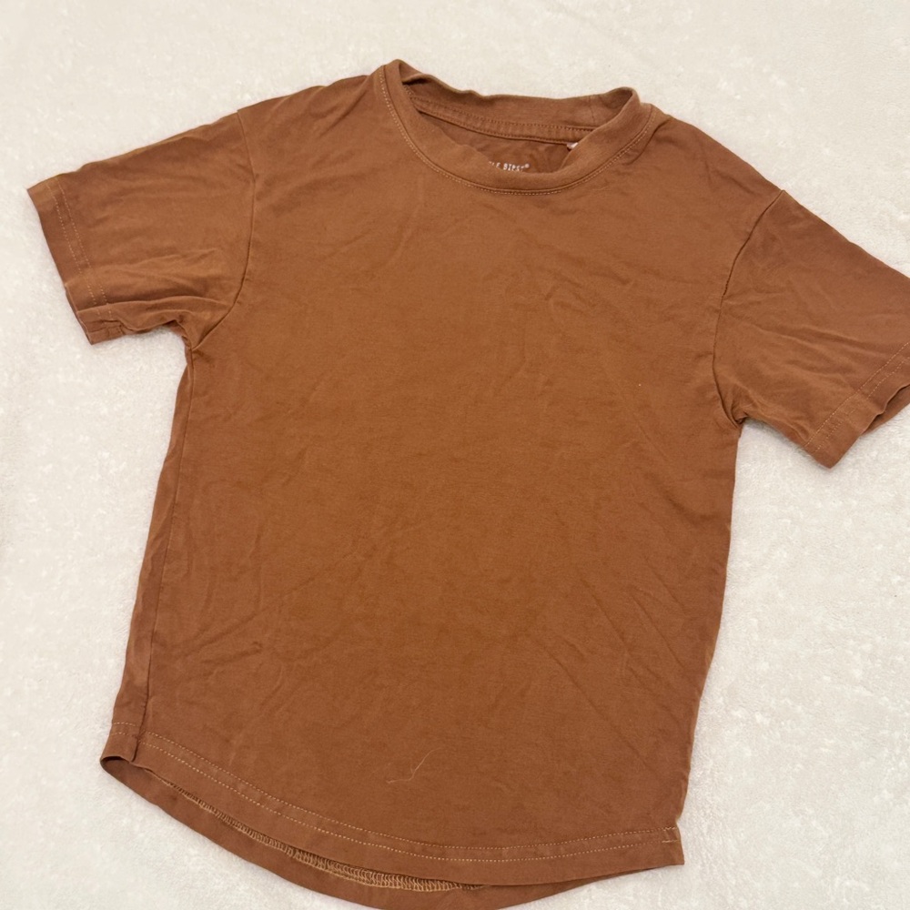 Little Bipsy Kids Oversized Caramel Bamboo Tee